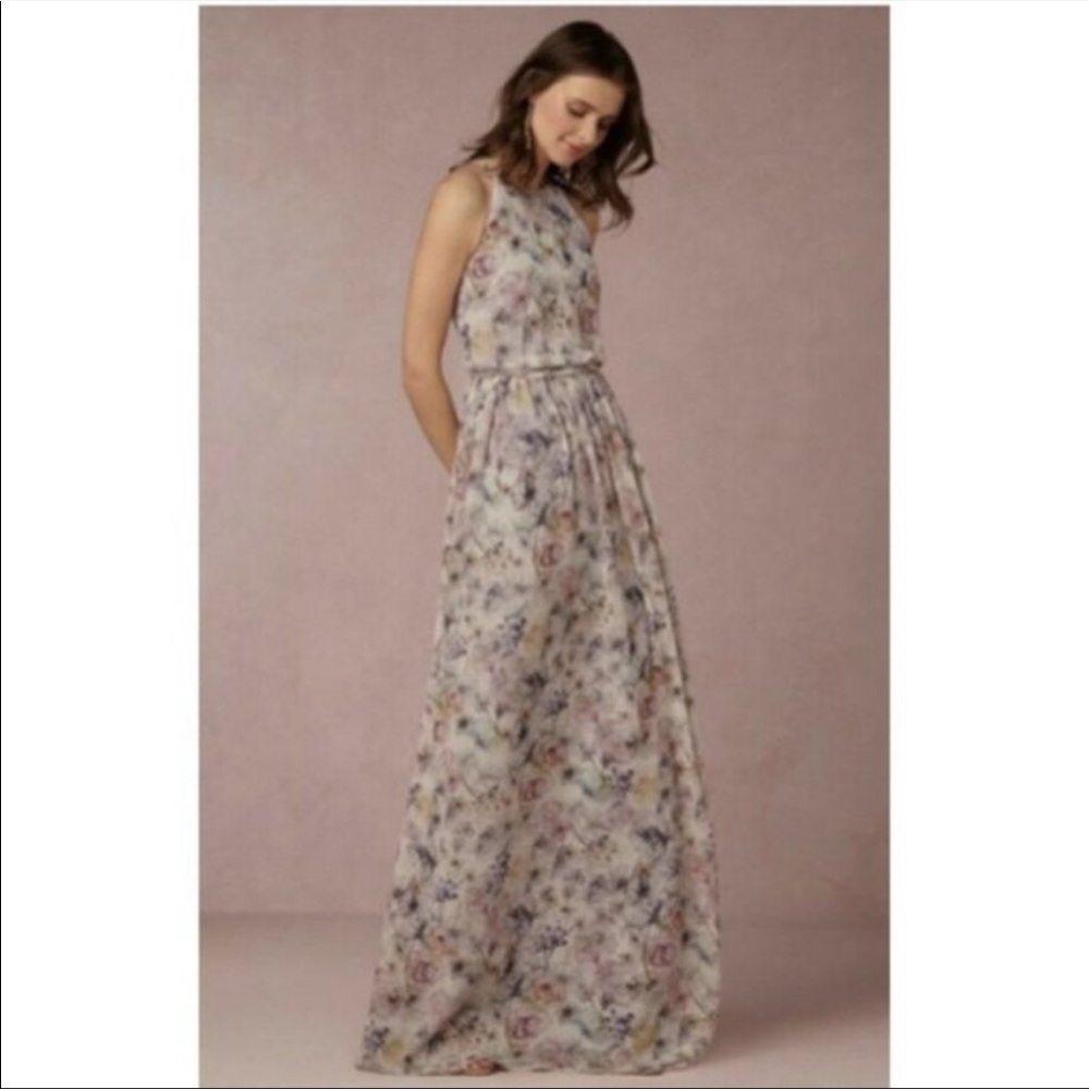 BHLDN Anthropologie bridesmaid halter top size 0.